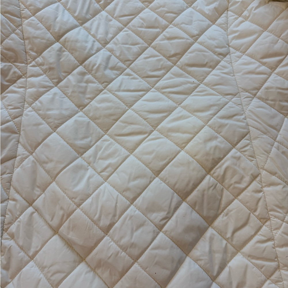 Liz Claiborne White Cream Quilted Puffer Jacket - Picture 12 of 12